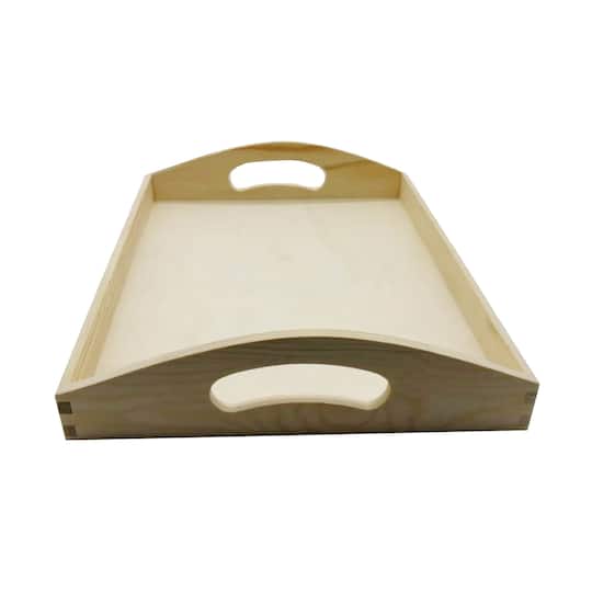 6 Pack: 13" Wooden Tray by Make Market®